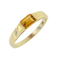 Citrine ring in 14 carat gold