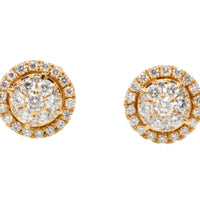 Diamond studs in 18 carat gold