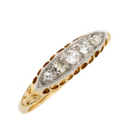 Edwardian old cut diamond ring