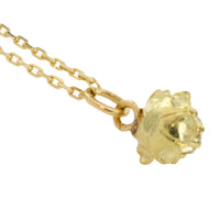 Old mine cut diamond pendant in 14 carat gold-Pendants-The Antique Ring Shop