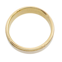 14 carat yellow and white gold band-wedding rings-The Antique Ring Shop