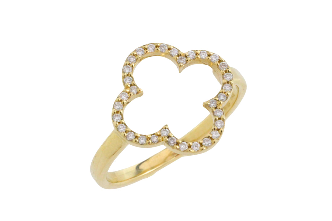 Diamond ring in 14 carat gold