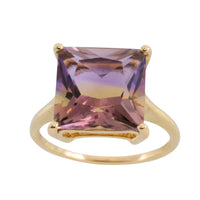 French cut amatrine ring