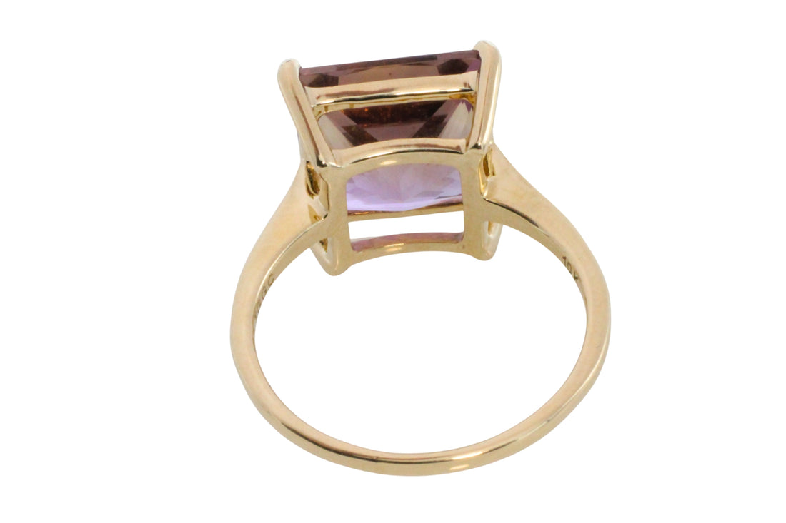 French cut amatrine ring