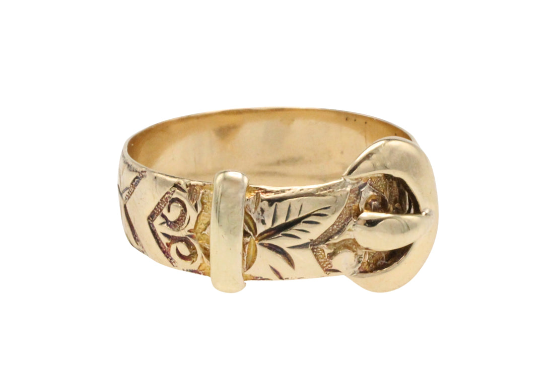 Antique buckle ring from 1914-Antique rings-The Antique Ring Shop