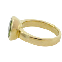 14 carat gold peridot ring-Vintage Rings-The Antique Ring Shop