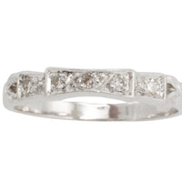 White gold diamond ring-vintage rings-The Antique Ring Shop