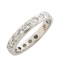 14 carat white gold diamond eterinty band-wedding rings-The Antique Ring Shop