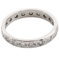 14 carat white gold diamond eterinty band-wedding rings-The Antique Ring Shop