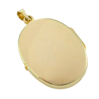 Vintage photo locket in 14 carat gold-Pendants-The Antique Ring Shop