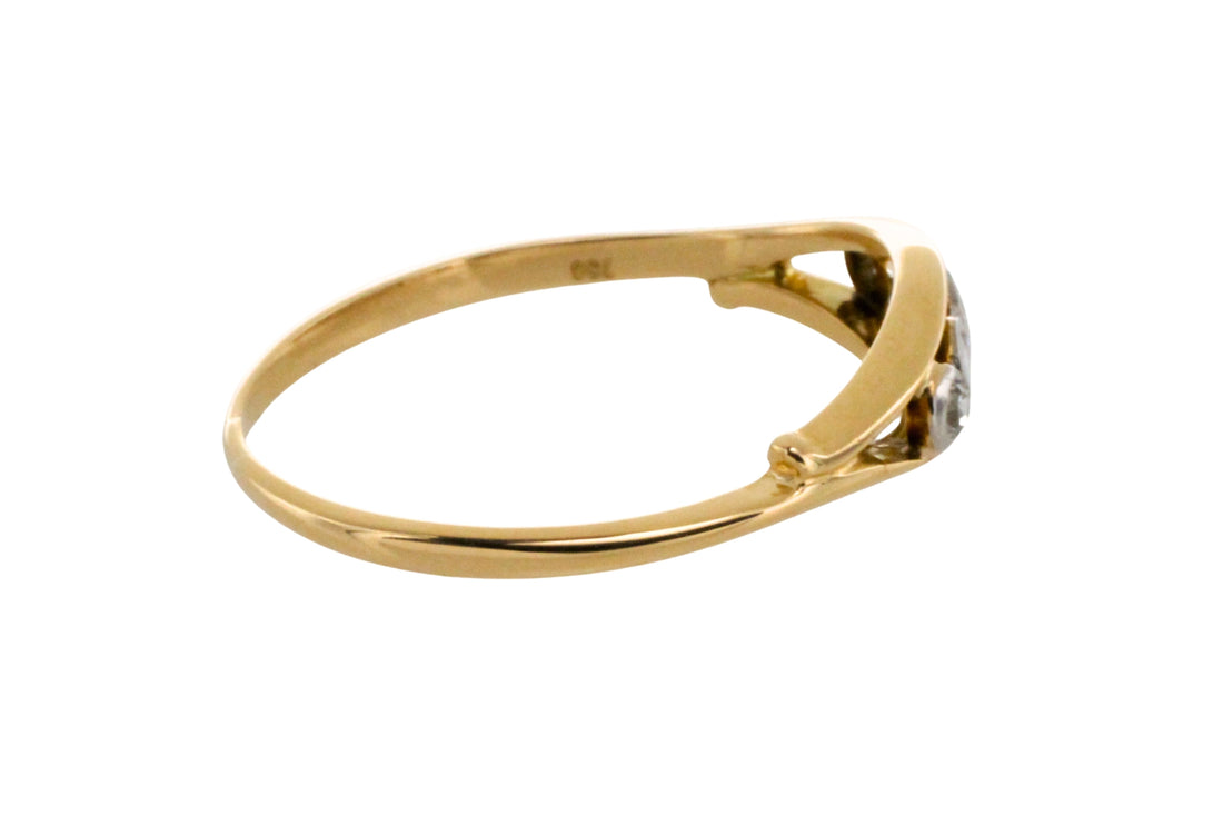 Edwardian five stone old cut diamond ring-Antique rings-The Antique Ring Shop