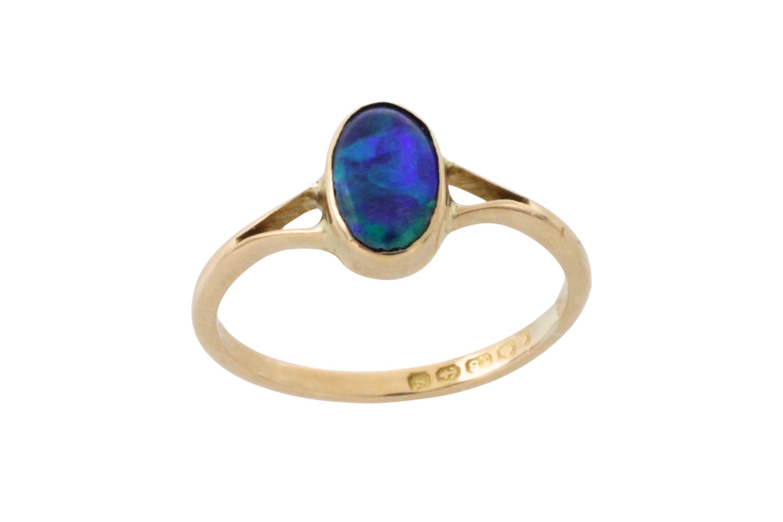 Vintage opaal ring