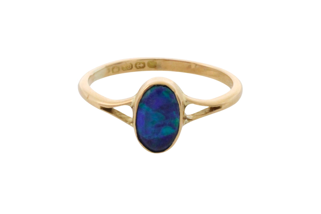 Vintage opaal ring