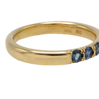 14 carat gold ring with sapphires-wedding rings-The Antique Ring Shop