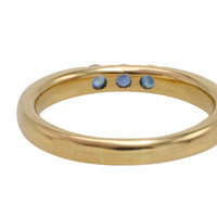 14 carat gold ring with sapphires-wedding rings-The Antique Ring Shop