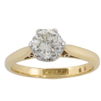 Vintage brilliant cut diamond solitaire ring-engagement rings-The Antique Ring Shop