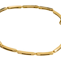 Edwardian link bracelet with old cut and rose cut diamonds-Bracelets-The Antique Ring Shop