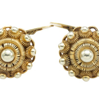 Zeeuwse knop cuff links in 14 carat gold-Cuff links-The Antique Ring Shop