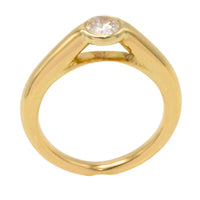 18 carat gold diamond solitaire ring