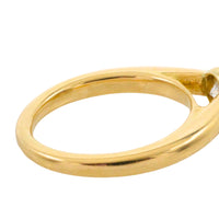 18 carat gold diamond solitaire ring