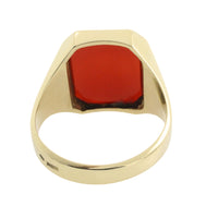 Vintage Dutch carnelian signet ring-The Antique Ring Shop