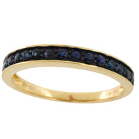 Sapphire half eternity band-Vintage Rings-The Antique Ring Shop