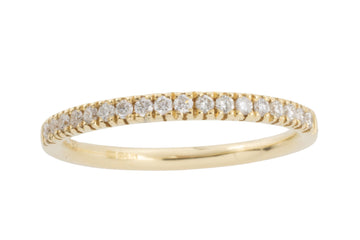 Diamond band in 18 carat gold-wedding rings-The Antique Ring Shop