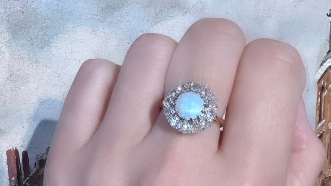 Antique discount opal rings