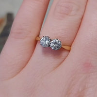 Twin set diamanten ring