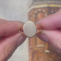 14 karaat gouden zegelring