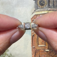 14 karaat vintage ring met diamant