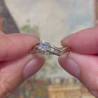 Princess cut diamond ring
