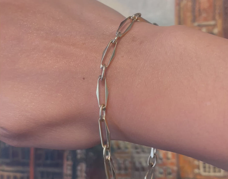 Forever closed armband van 14 karaat goud