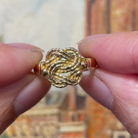 14 karaat gouden knoop ring