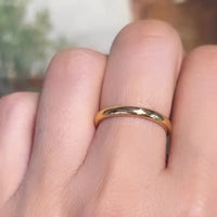 22 carat gold wedding band from 1926