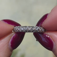 Eternity ring met diamanten van 18 karaat goud