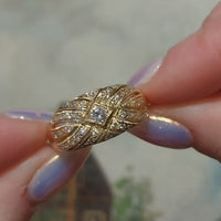 Diamond ring in 18 carat gold
