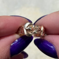 Antique buckle ring from 1914