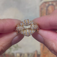Briljant geslepen diamanten ring van 18 karaat goud