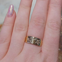 Edwardiaanse roos geslepen diamanten bloemen ring uit 1911