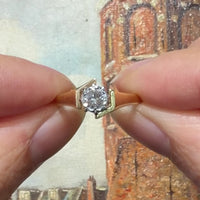 Vintage diamond solitaire ring