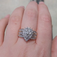 Vintage 18k diamanten ring