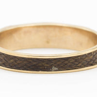 Antique Memorial Gold & Woven Hair Ring-Antique rings-The Antique Ring Shop, Amsterdam