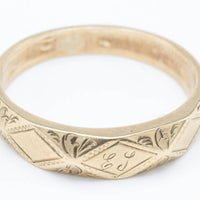 Antique Memorial Gold & Woven Hair Ring-Antique rings-The Antique Ring Shop, Amsterdam