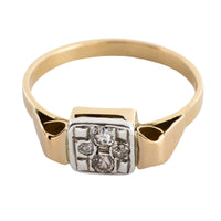 Art Deco old cut diamond ring-Antique rings-The Antique Ring Shop