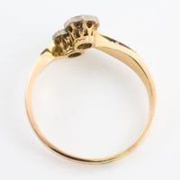 Antique old cut diamond toi et moi ring-Antique rings-The Antique Ring Shop